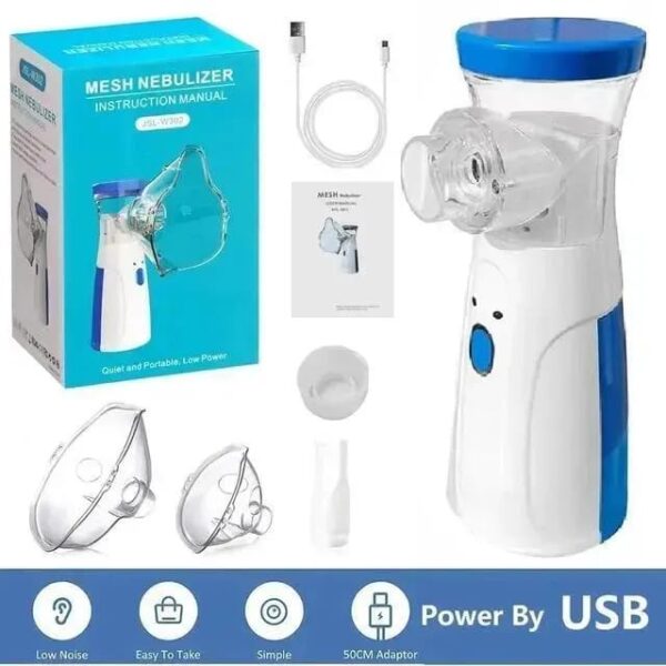 rechargeable portable handheld mesh nebulizer machine for adults & kids